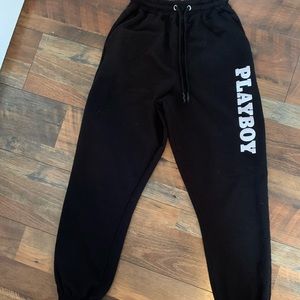 Playboy black sweatpants